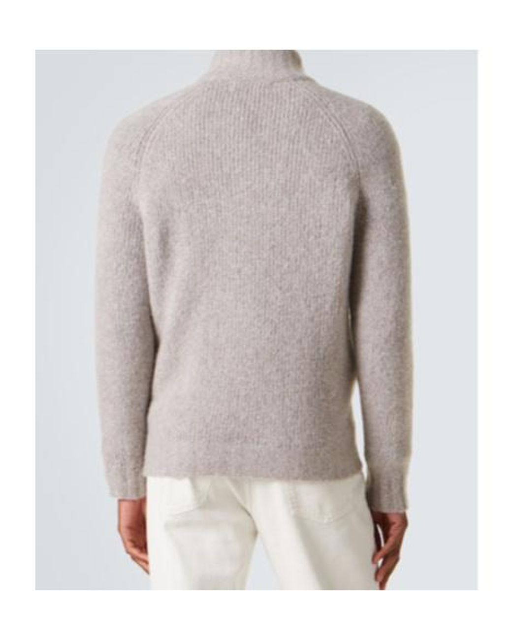 Brunello Cucinelli Gray Cashmere And Silk Cardigan for men