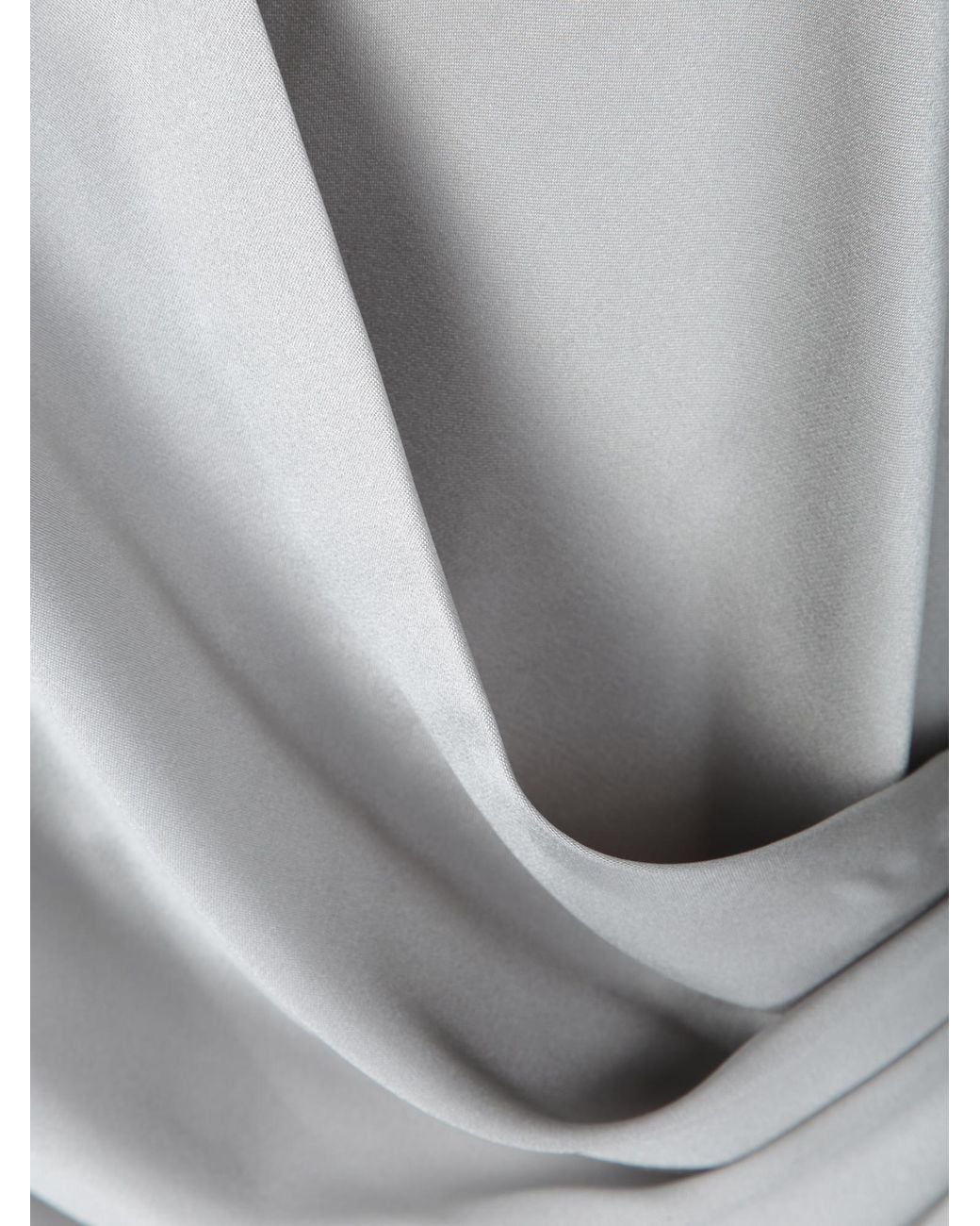 Giorgio Armani Gray Wrap Design Draped Blouse