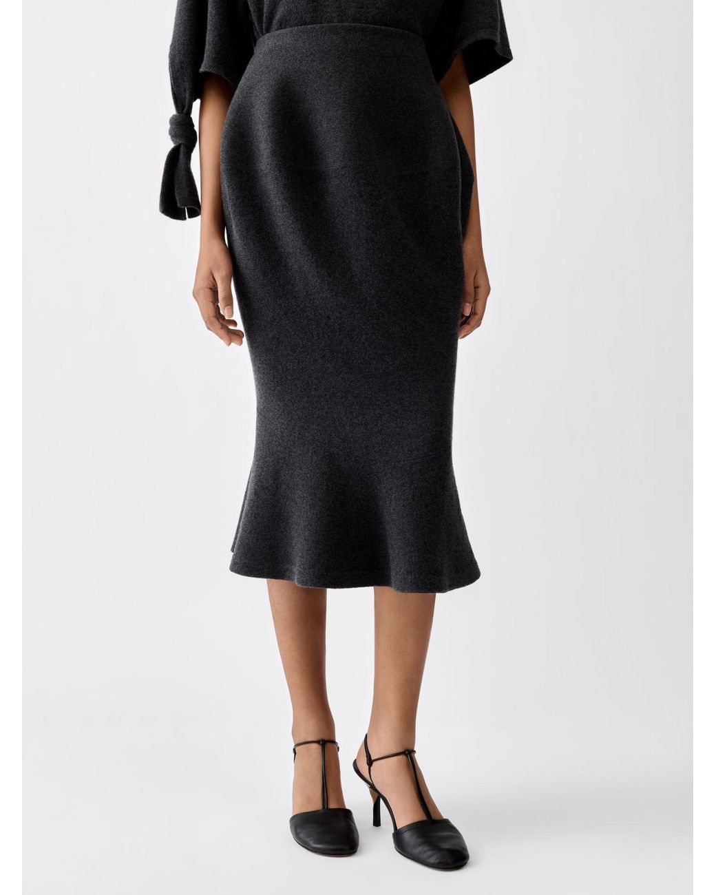 Jacquemus Black The Fiocco Skirt