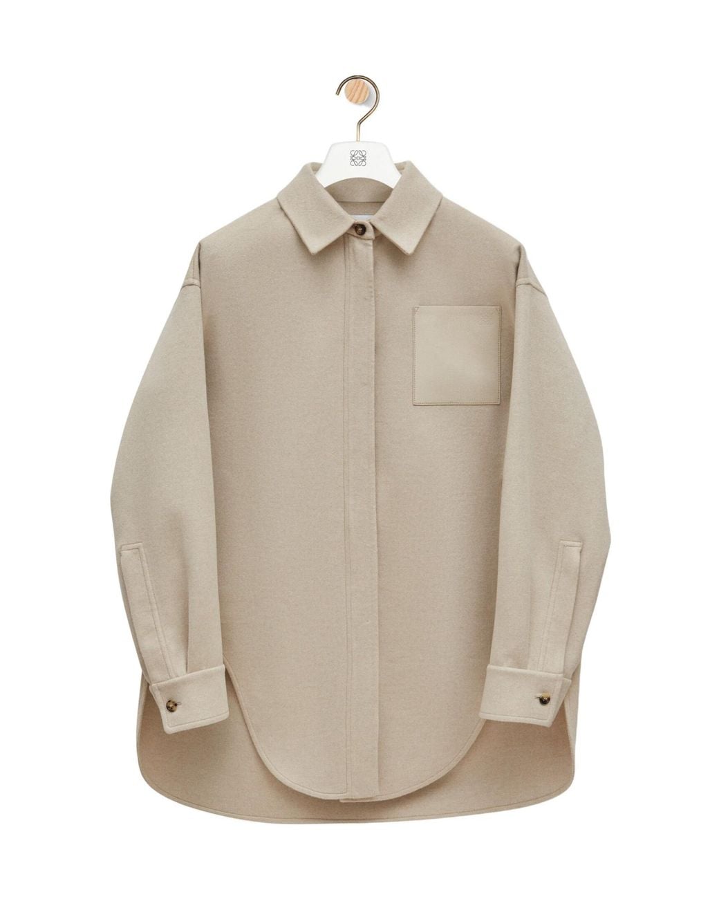 Loewe Natural Curved Hem Overshirt