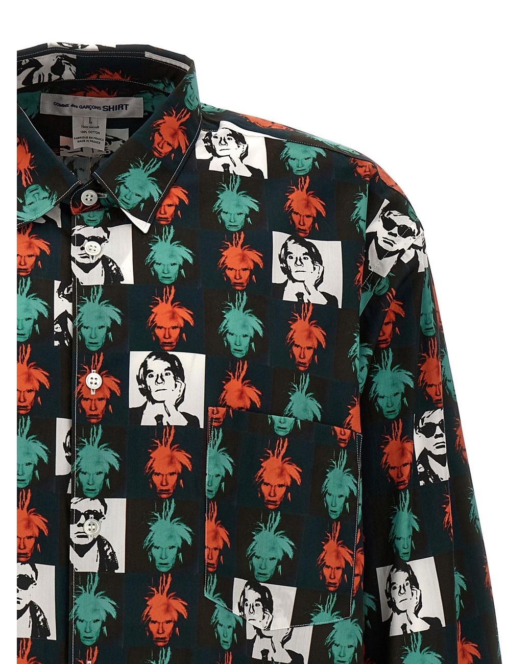 Comme des Garçons Black 'andy Warhol' Shirt for men