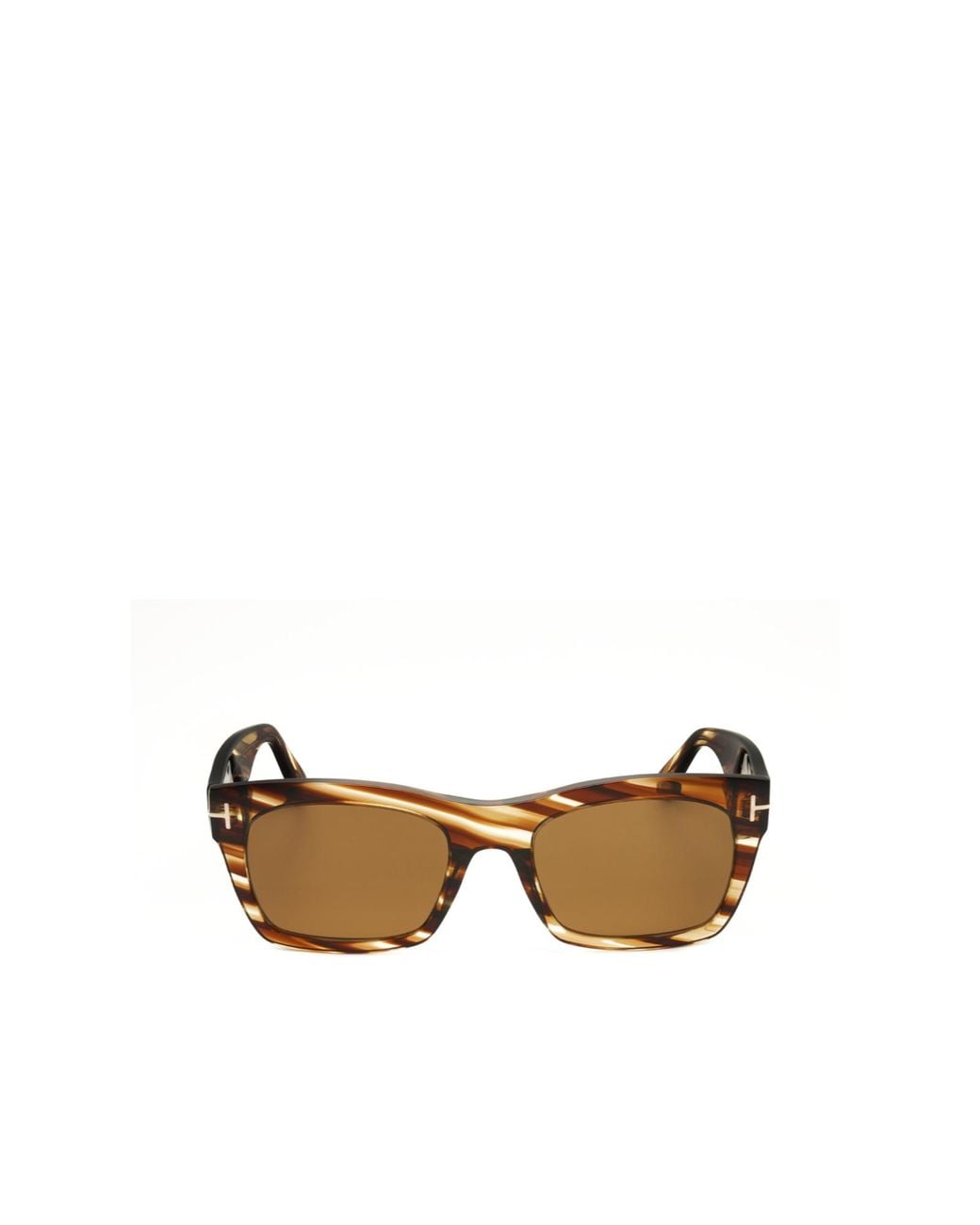 Tom Ford Metallic Eyewear Square Frame Sunglasses for men