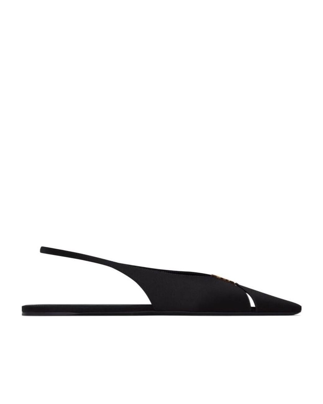 Saint Laurent Multicolor Babylone Slingback Flats