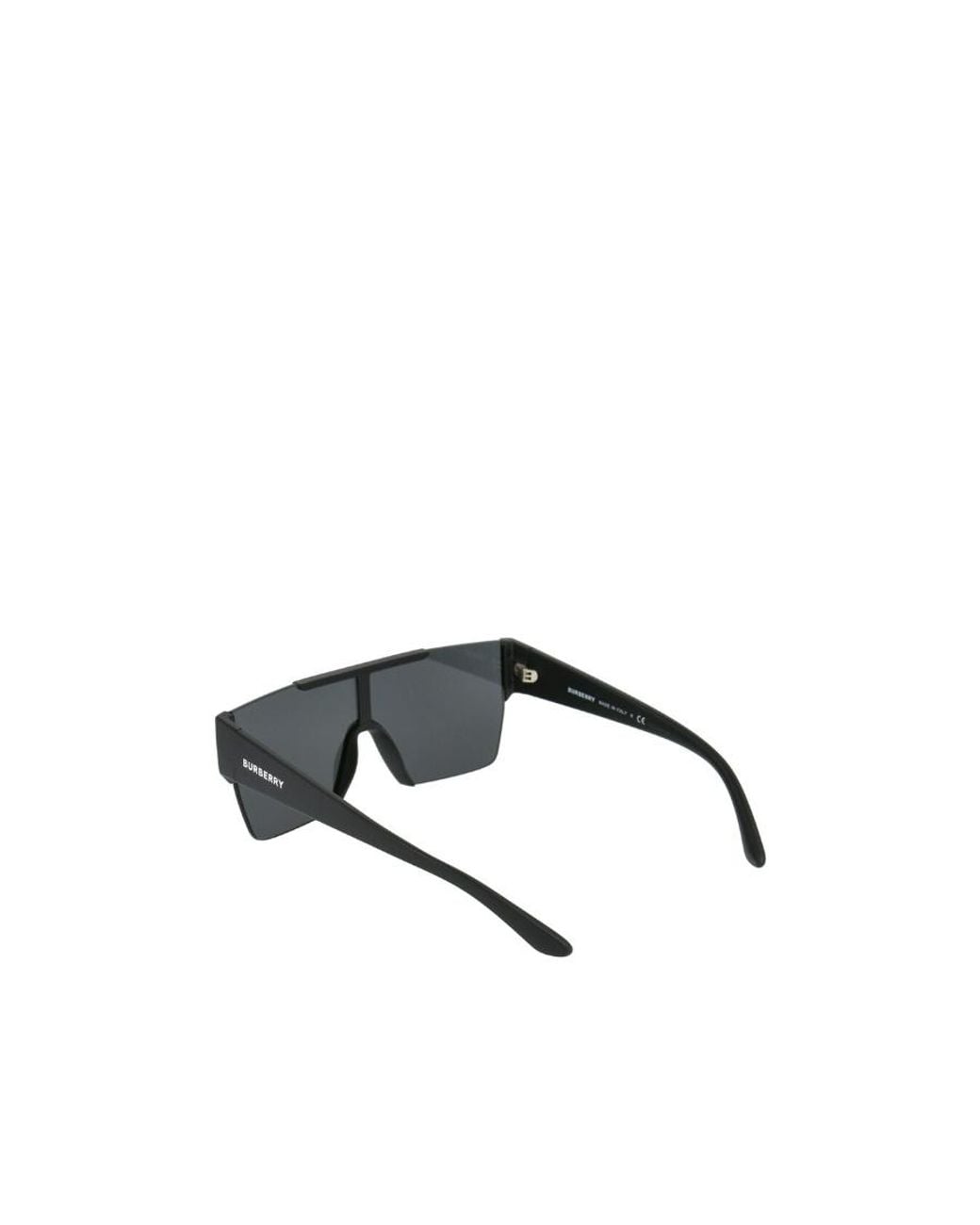 Burberry Gray Eyewear Shield Frame Sunglasses for men
