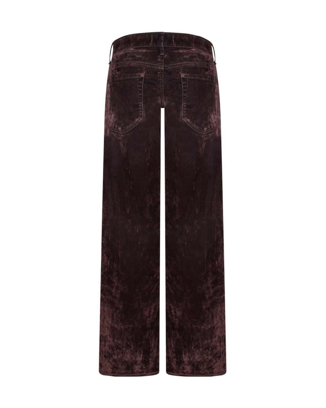 7 For All Mankind Purple Casual Trousers With Belt Loops