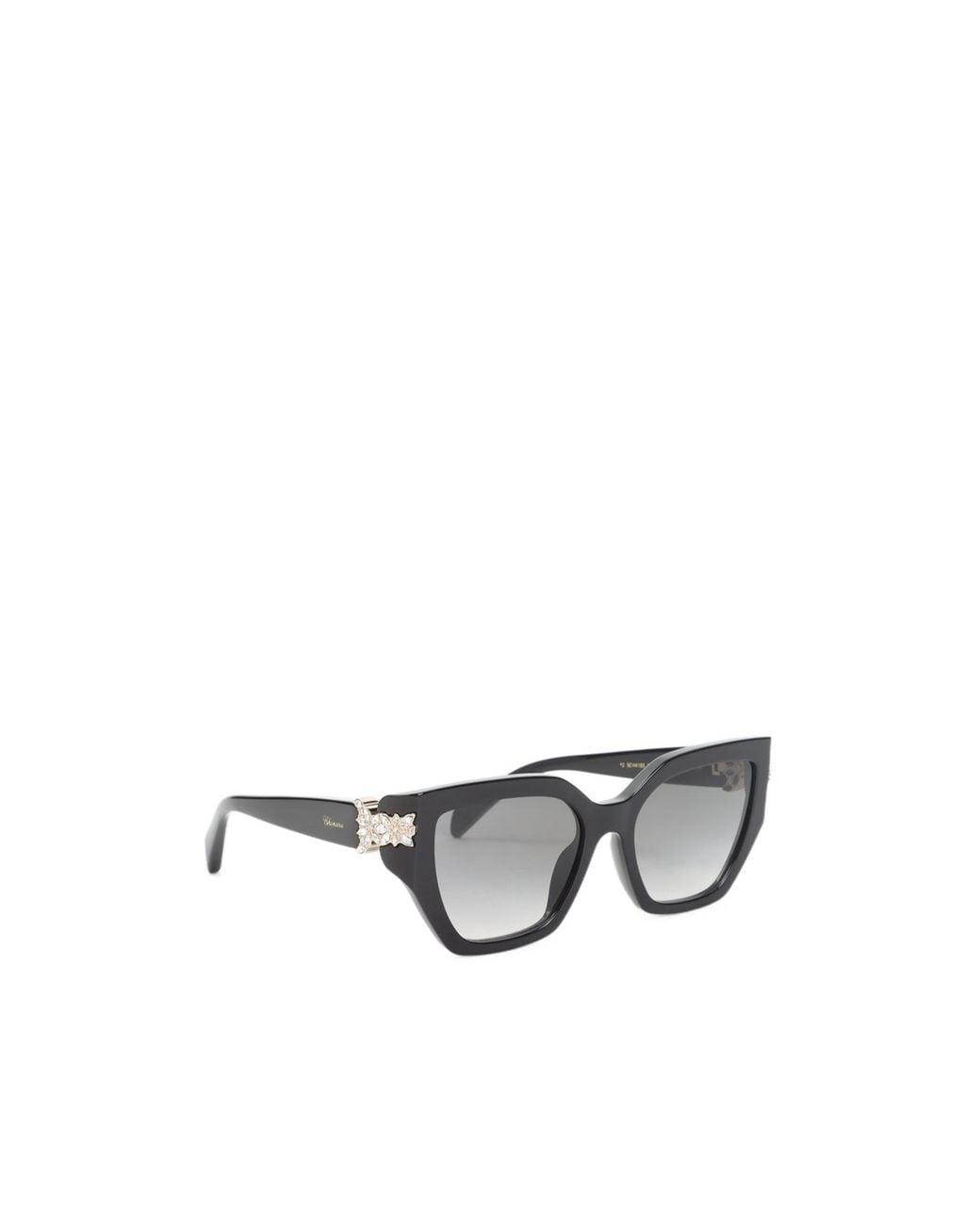 Chopard White Eyewear Cat-Eye Frame Sunglasses