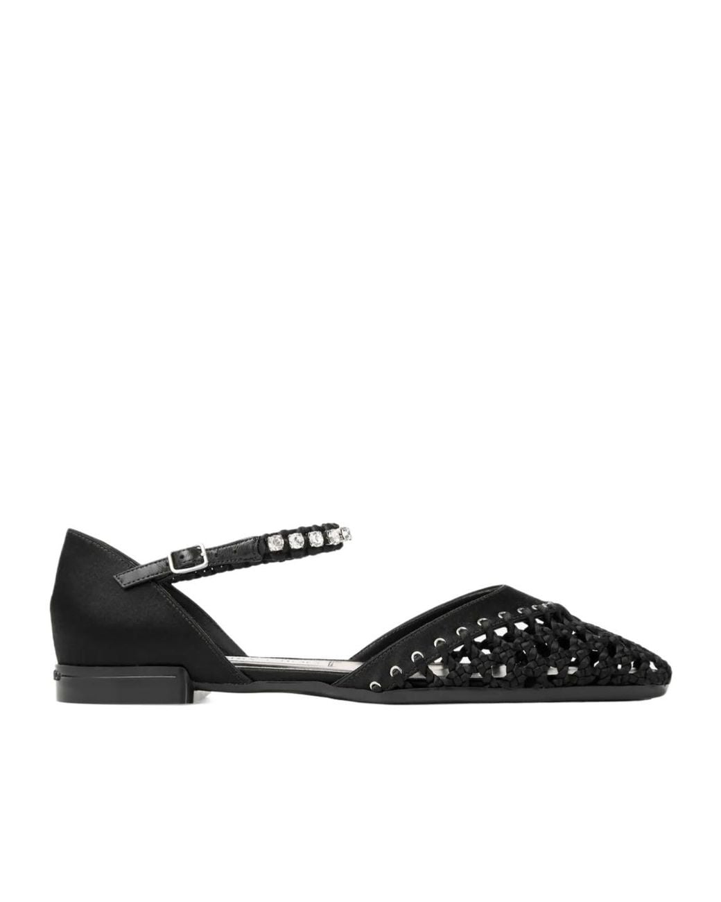 Jimmy Choo Black Dila Ballet Flats