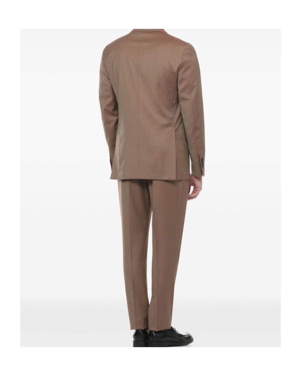 Lardini Brown Single-Breasted Tailored Suit for men