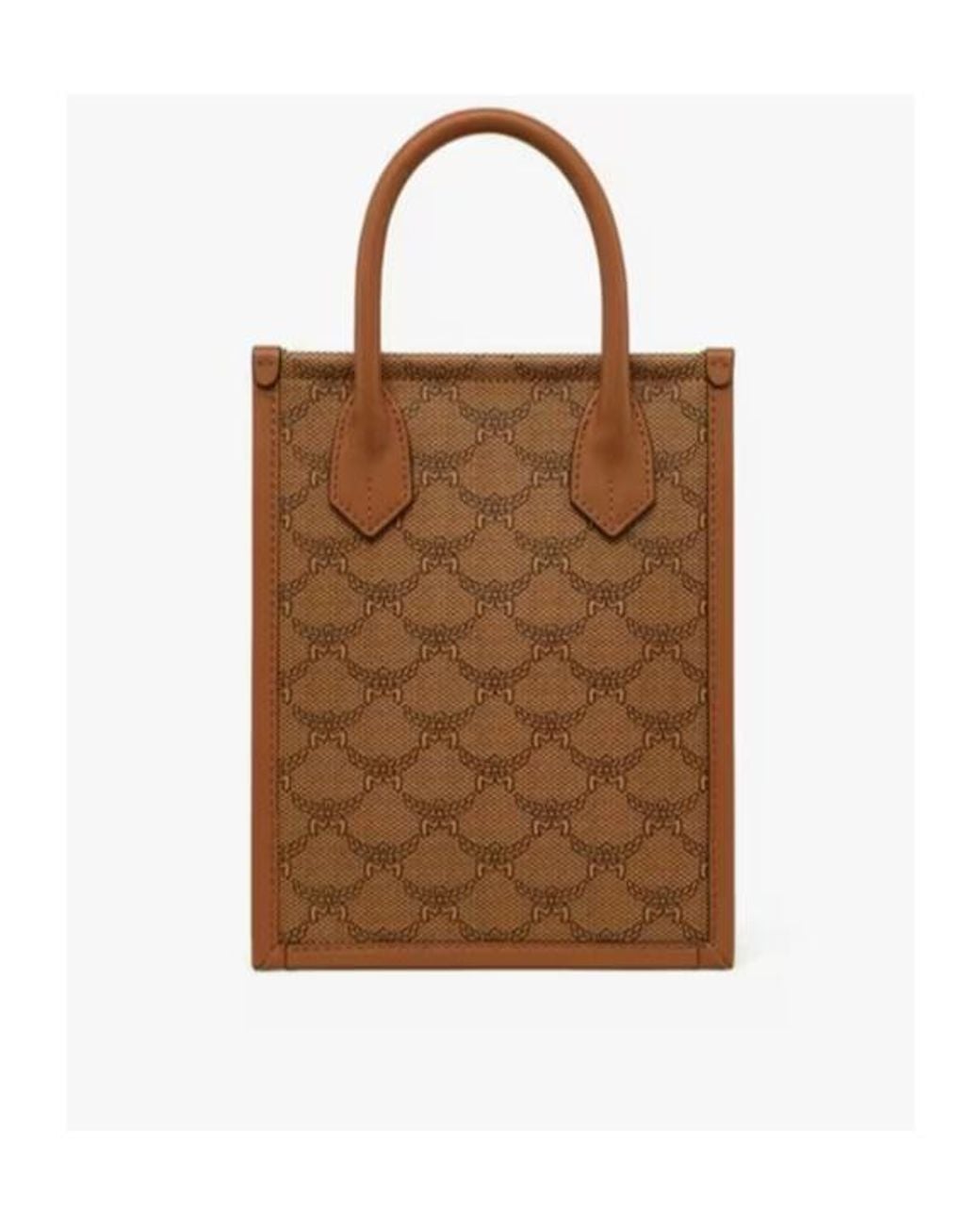 MCM Brown Himmel Lauretos Tote Bag