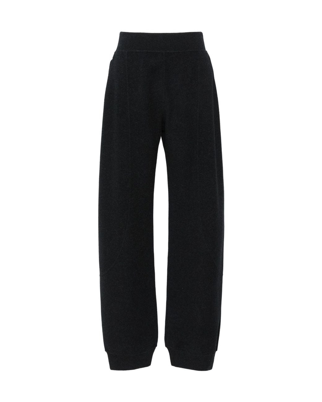 Max Mara Black Wool And Cashmere Jogging Trousers