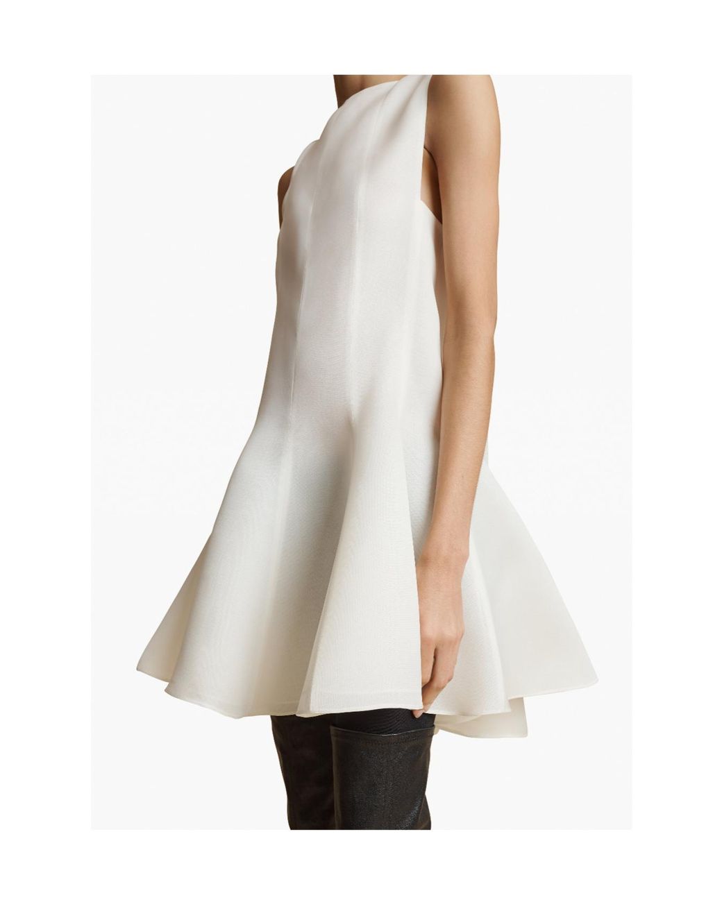 Khaite White Mags Minidress