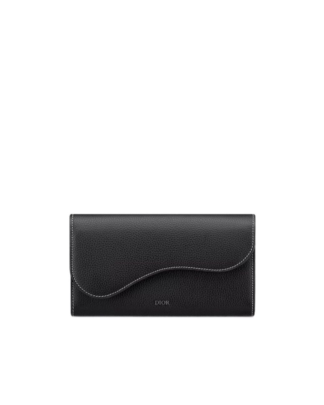 Dior Black Saddle Long Wallet for men