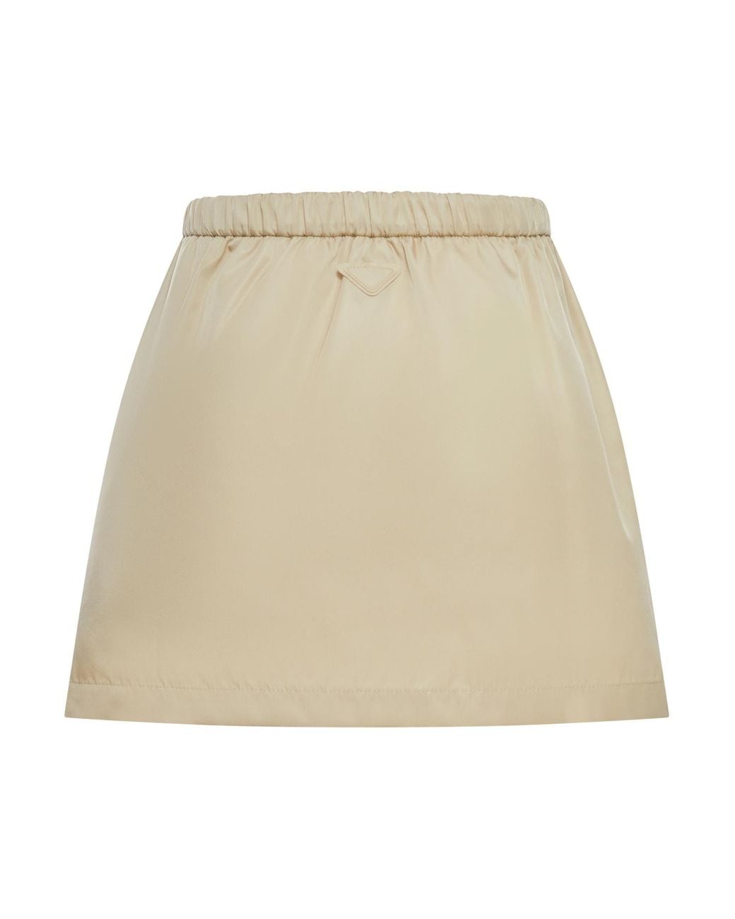 Prada Natural Belted Skirt