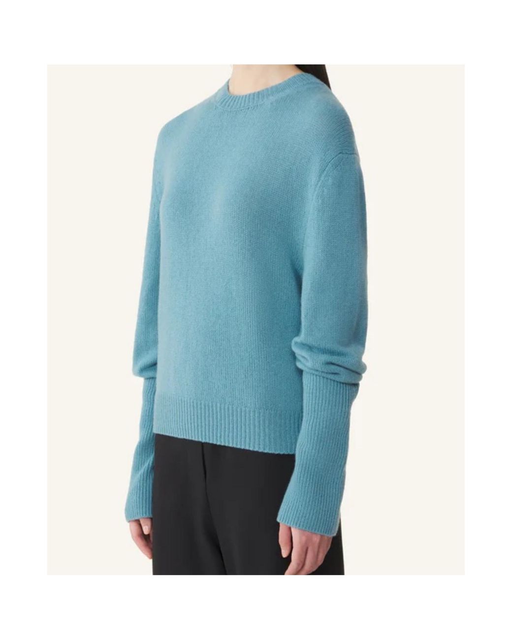 Lanvin Blue Crew Neck Sweater