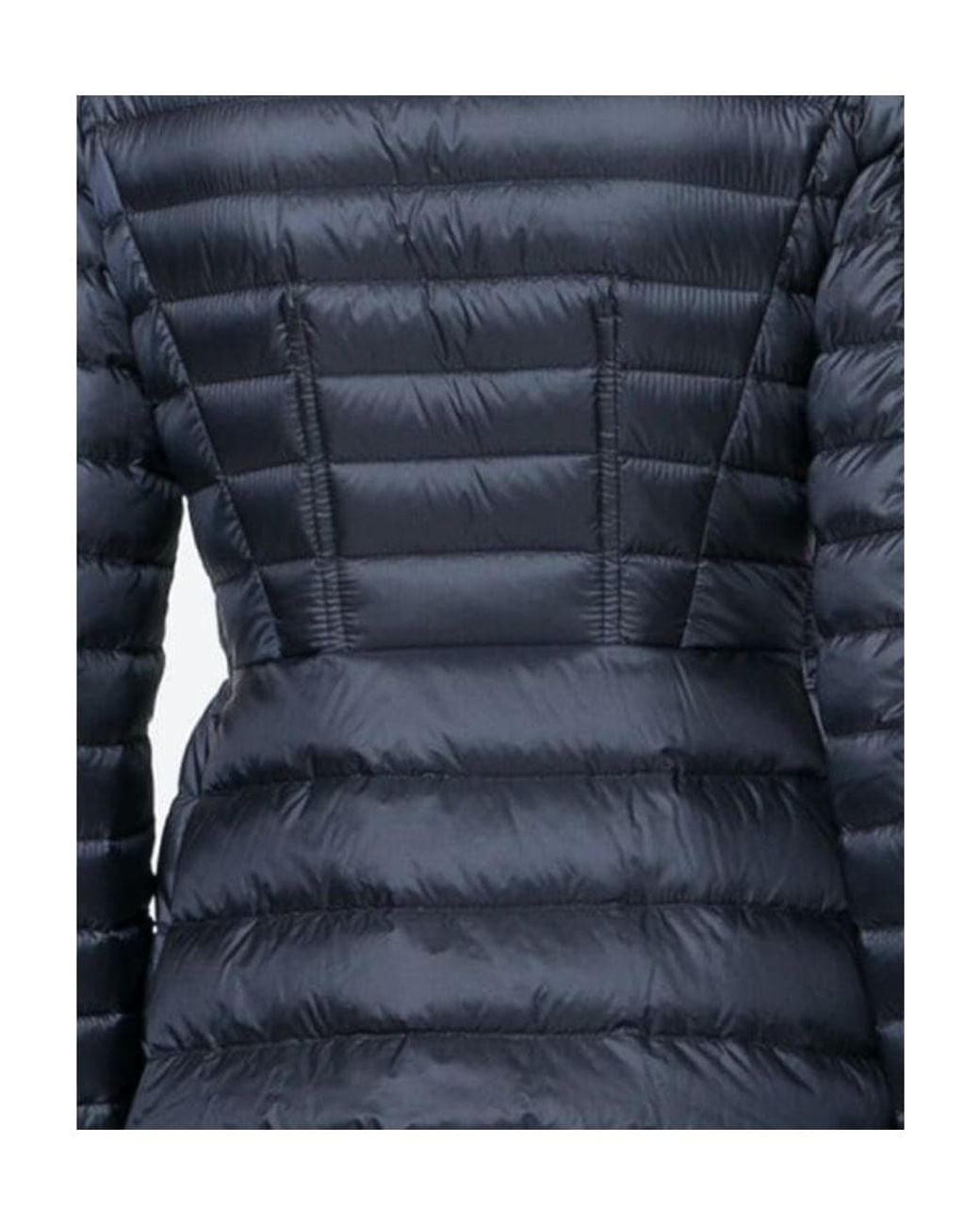 Moncler Blue Dark Logo Down Jacket