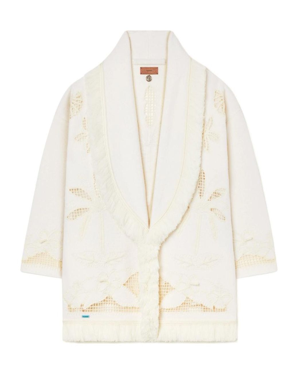 Alanui Natural Islands Diary Belted Cardigan