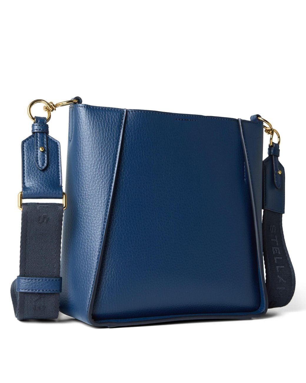 Stella McCartney Blue Solid Color Shoulder Bag