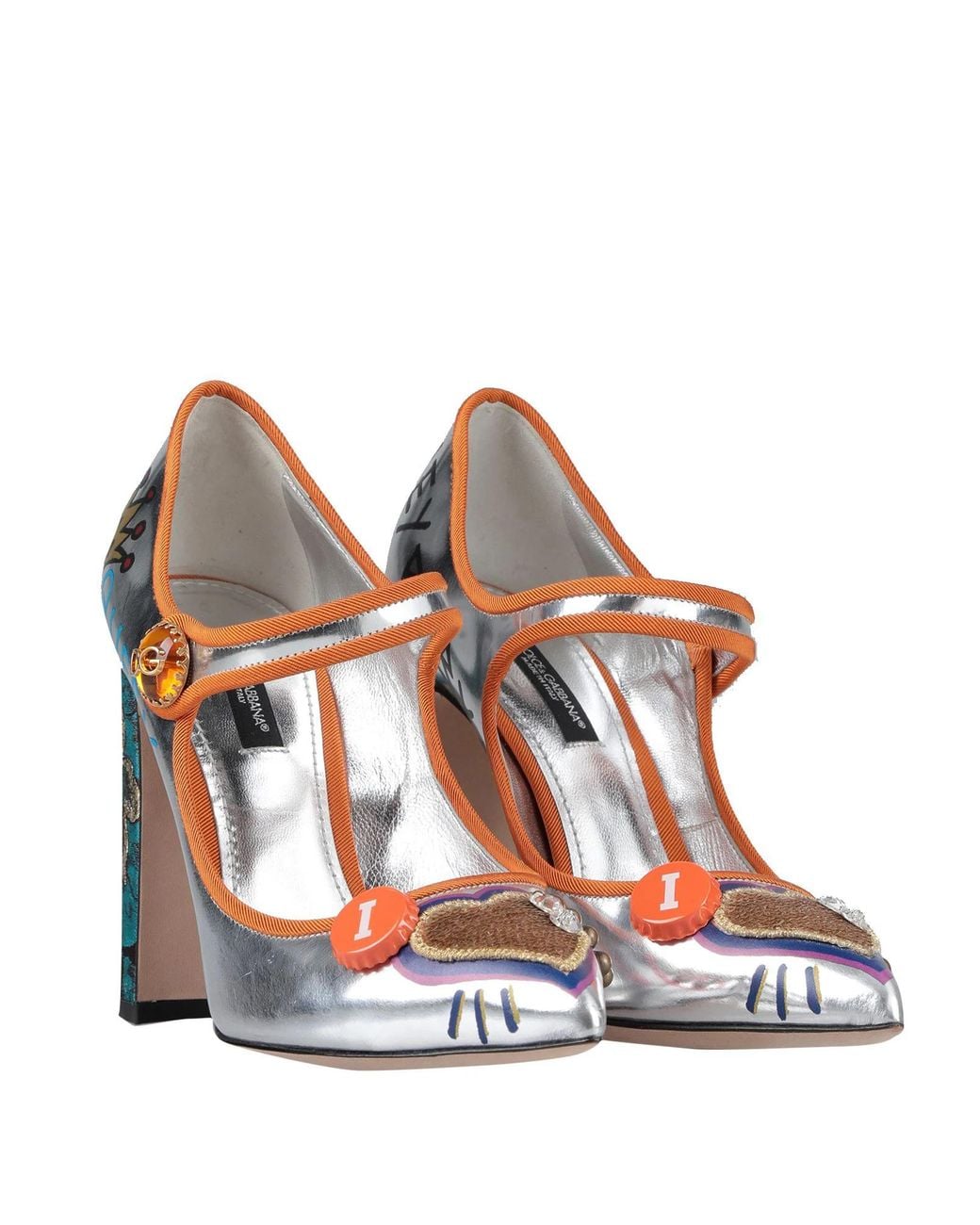 Dolce & Gabbana Blue Simple High-Heeled Shoes