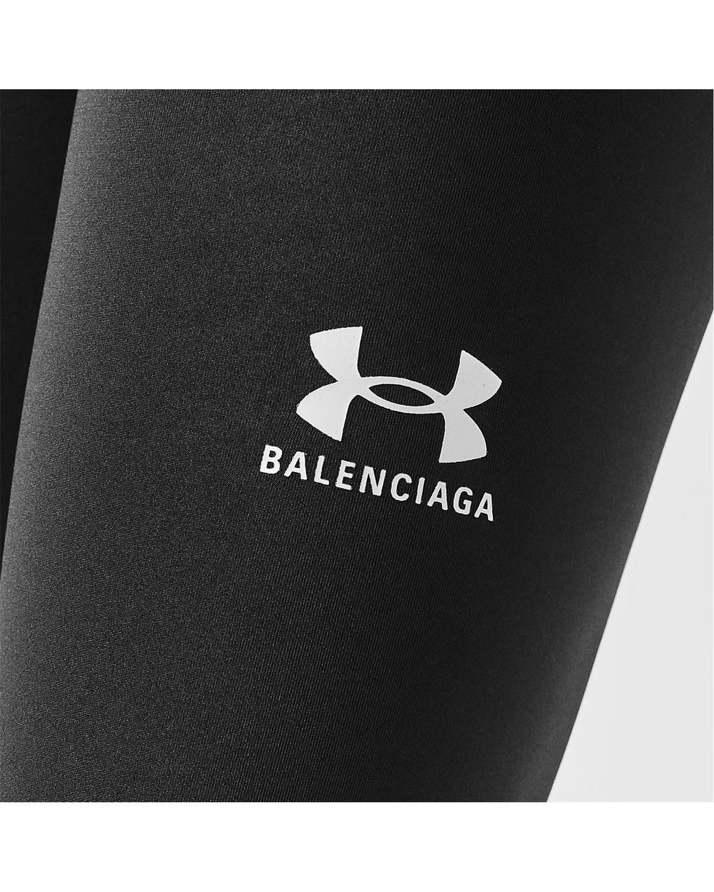 Balenciaga Gray X Under Armour Logo Leggings