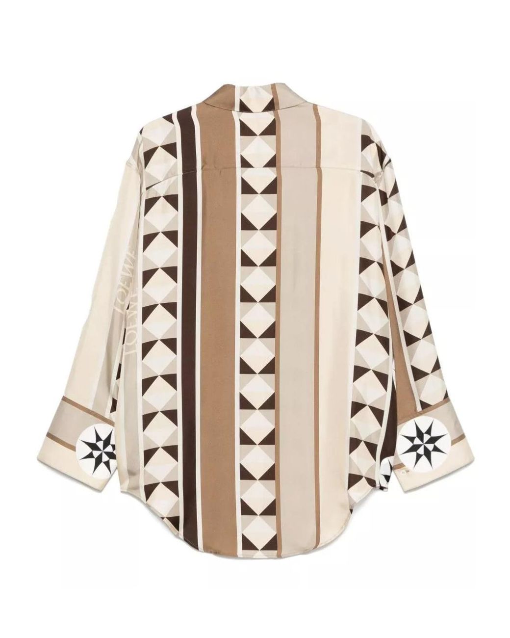 Loewe Natural Abstract Printed Long-Sleeved Shirt