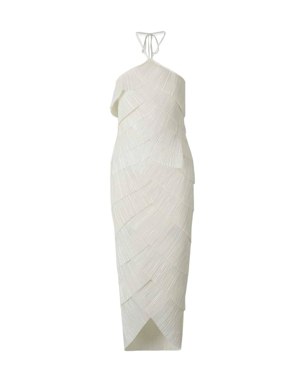 Cult Gaia White Patrizia Fringe Dress