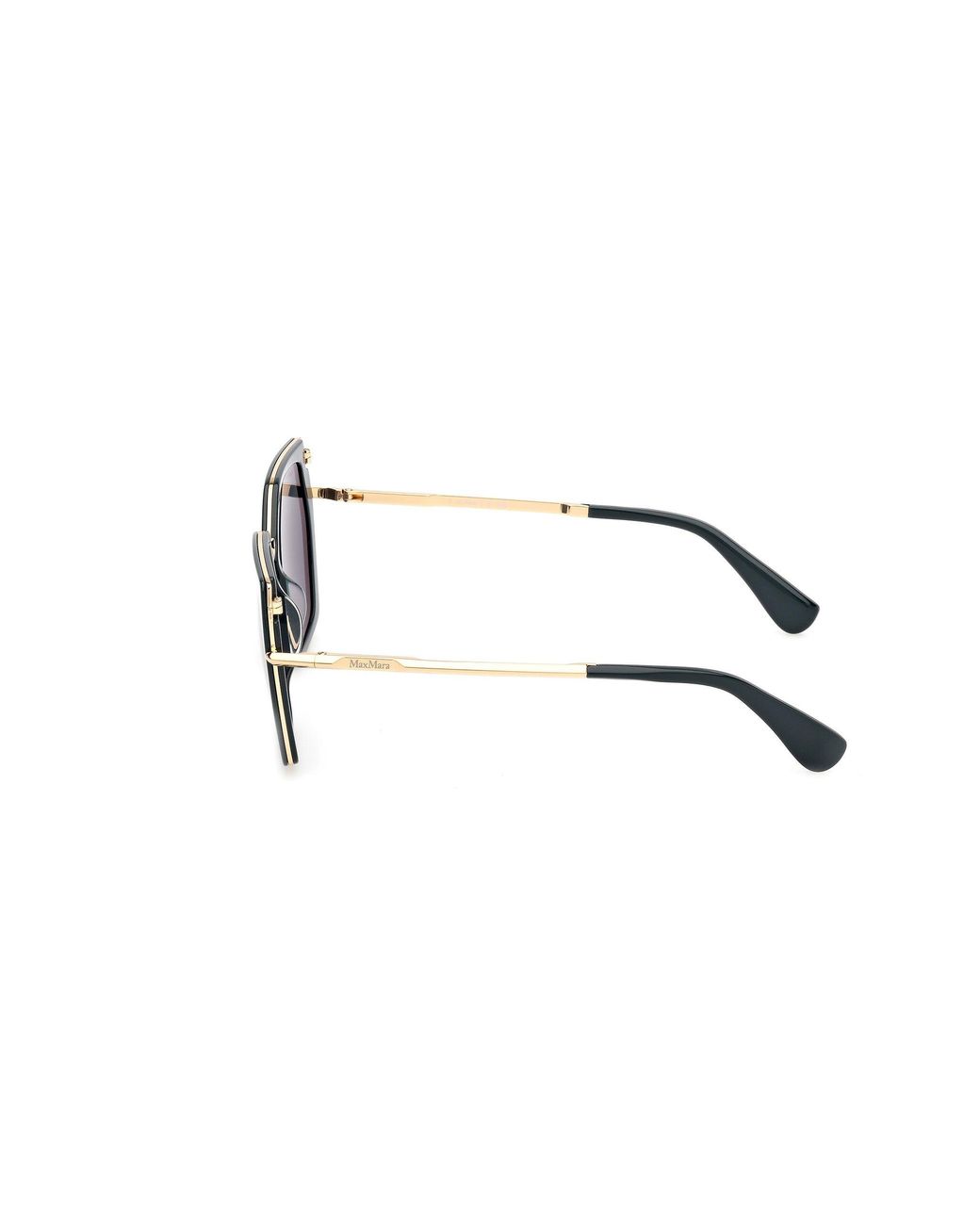 Max Mara Blue Geometric-Frame Sunglasses