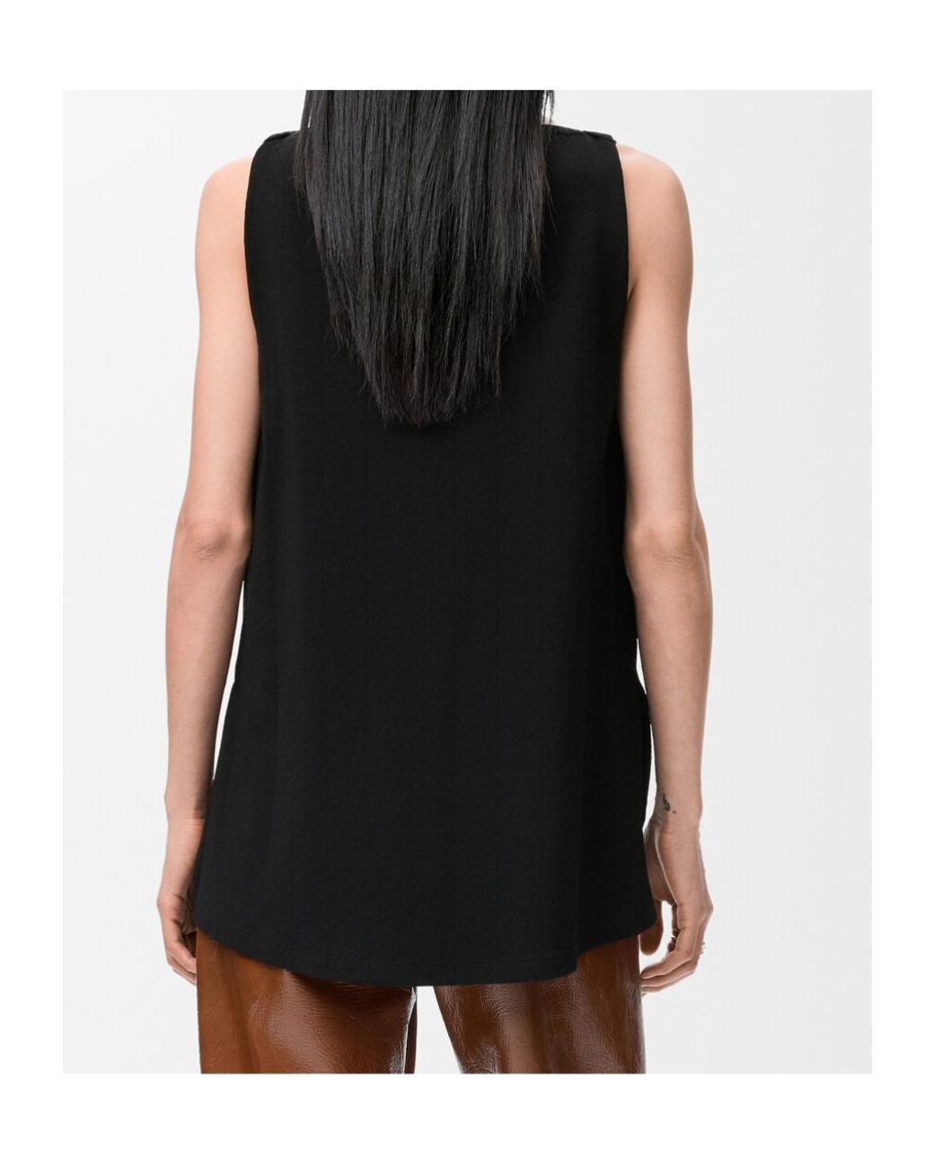 Loewe Black Boat Collar Vest
