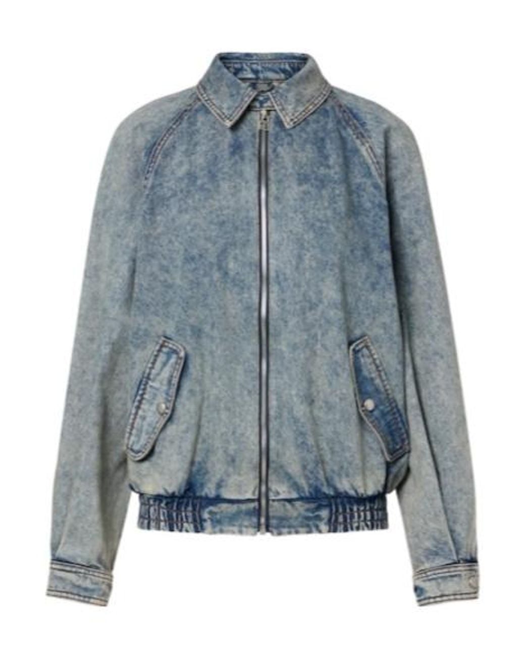 Magda Butrym Blue Denim Blouson Jacket