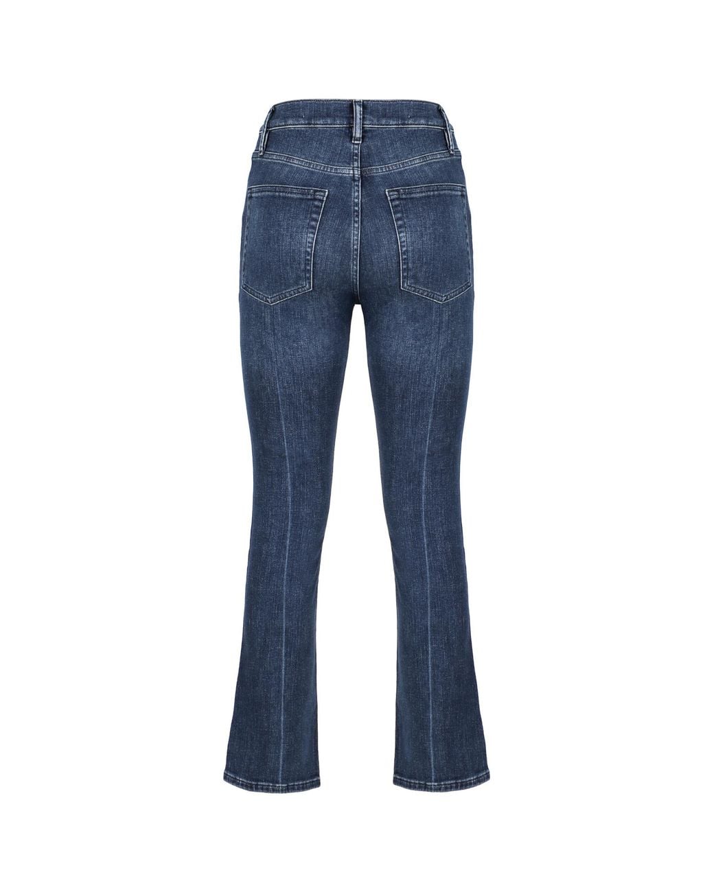 FRAME Blue Le High Straight Flared Jeans