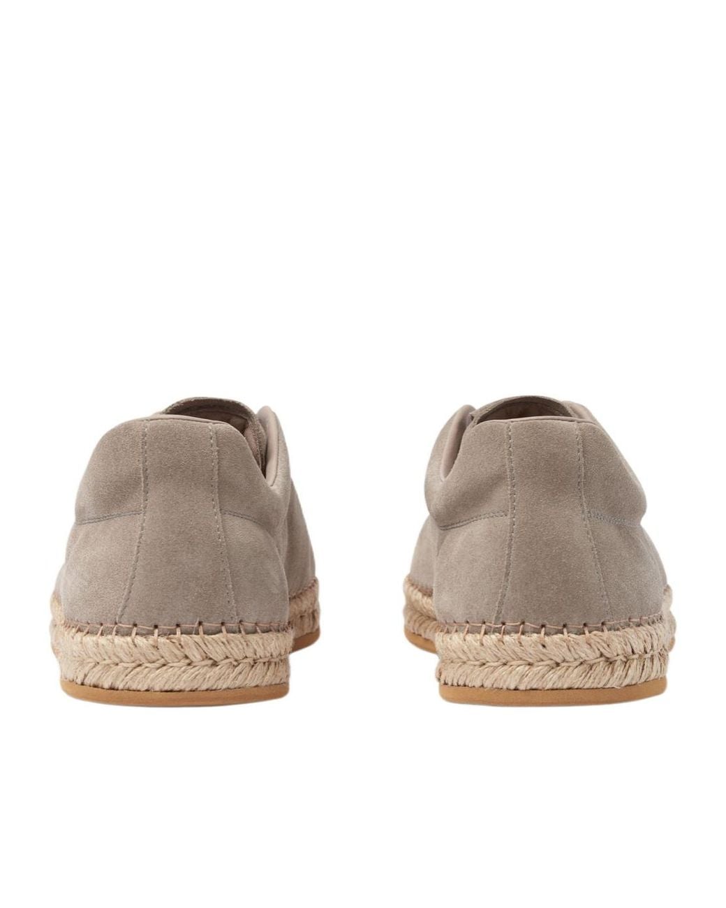 Scarosso Gray Round Toe Low-Top Sneakers for men