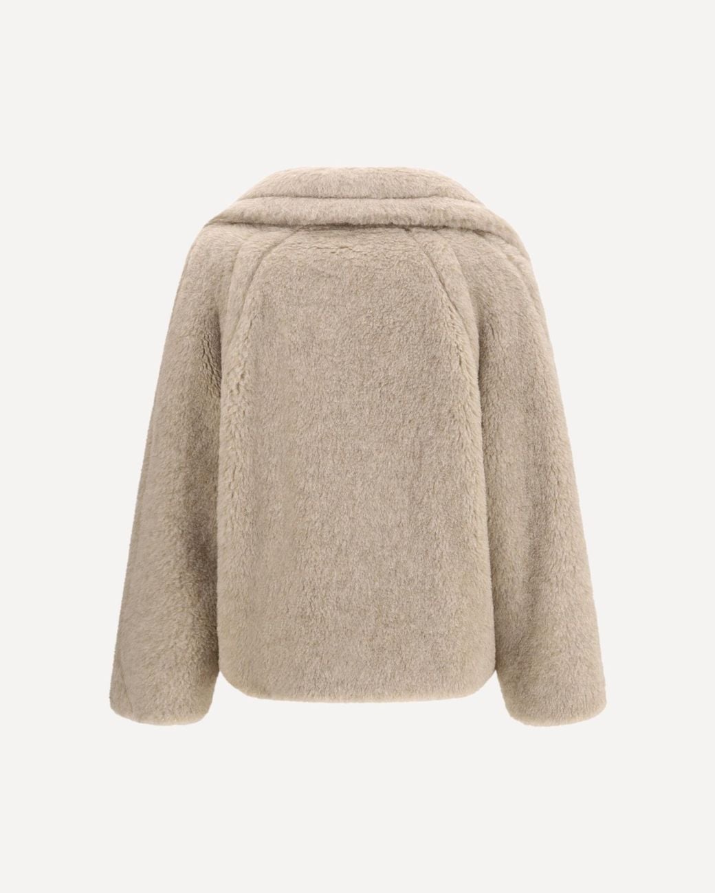 Max Mara Natural Cambusa Double-Breasted Fur Coat