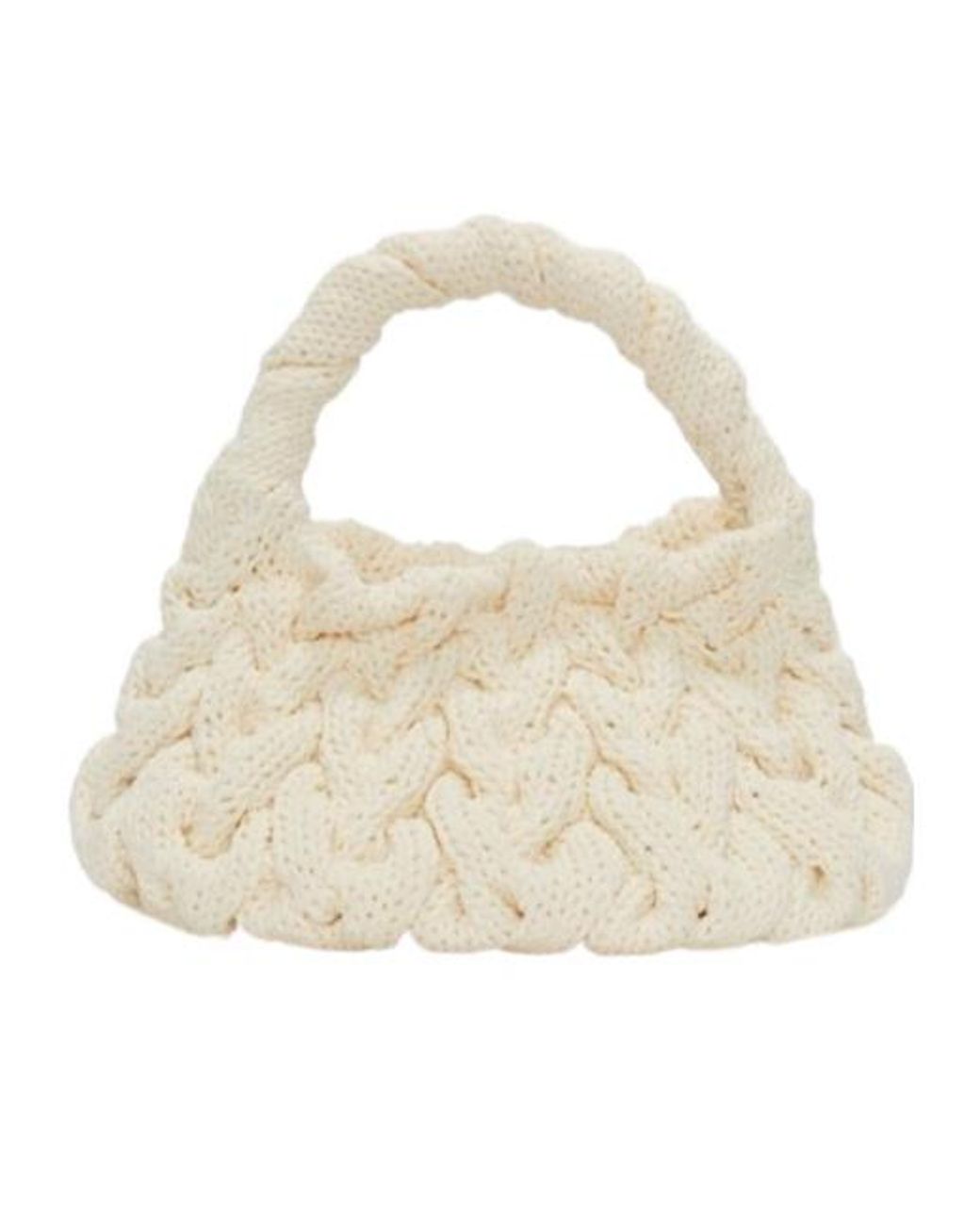 J.W. Anderson White Jw Anderson Cable Knit Tote Bag