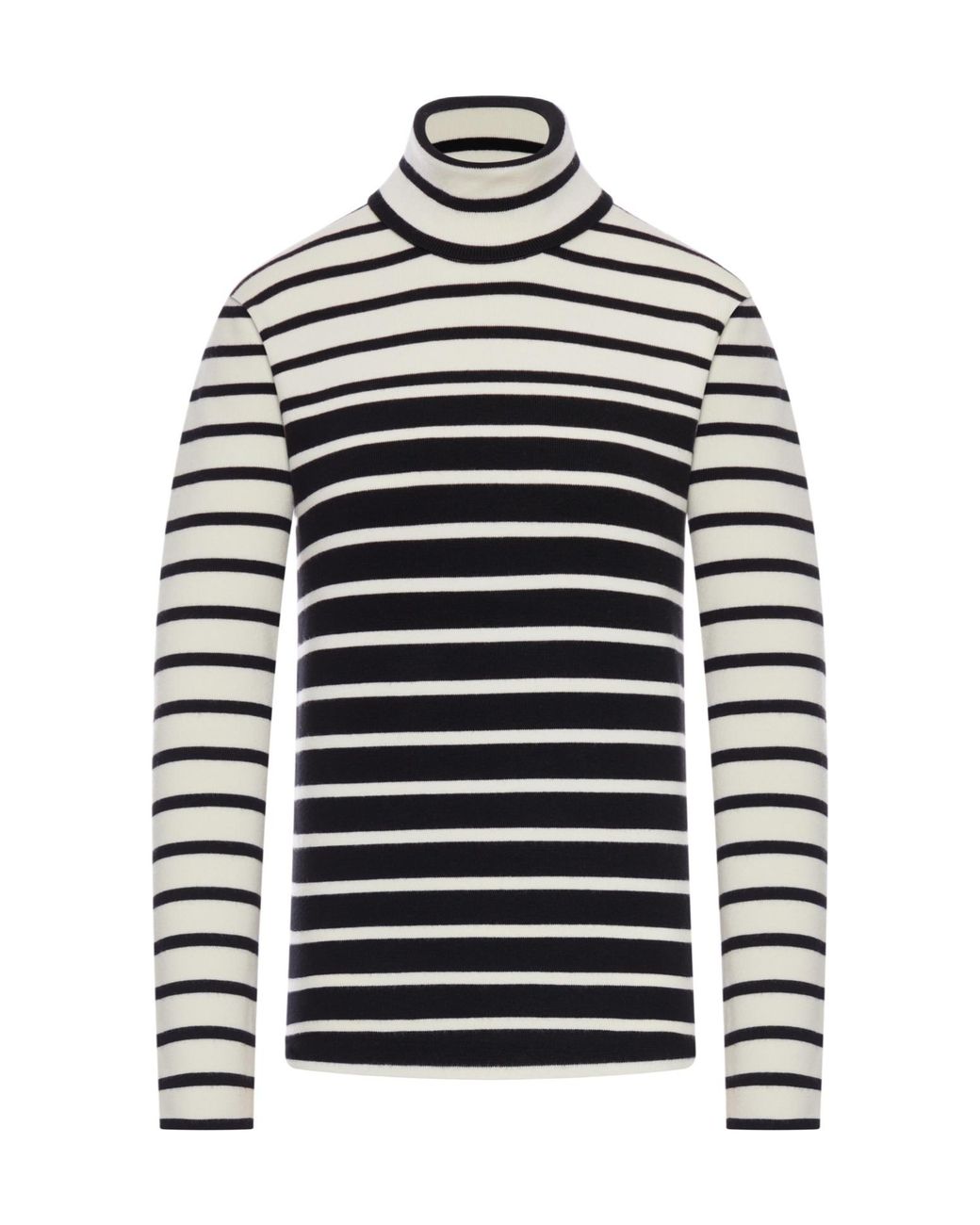 Totême White Totême Long-Sleeved Striped Jumper