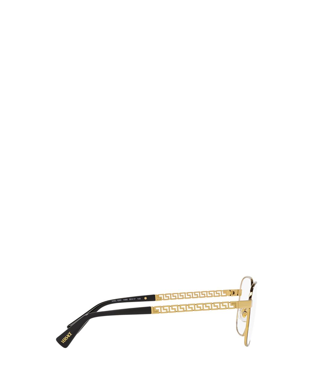 Versace White Eyewear Round Frame Glasses