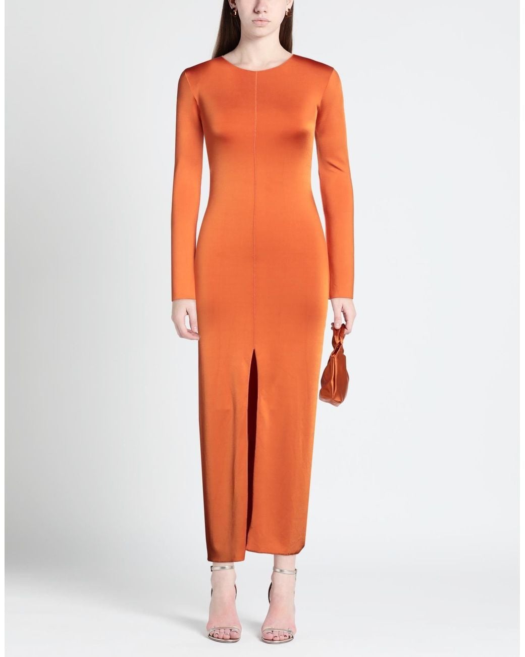 Marni Orange Fitted Dress