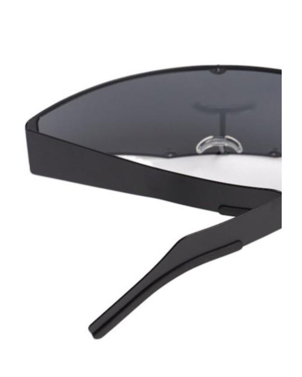 Rick Owens White Cyclops Steel Sunglasses for men