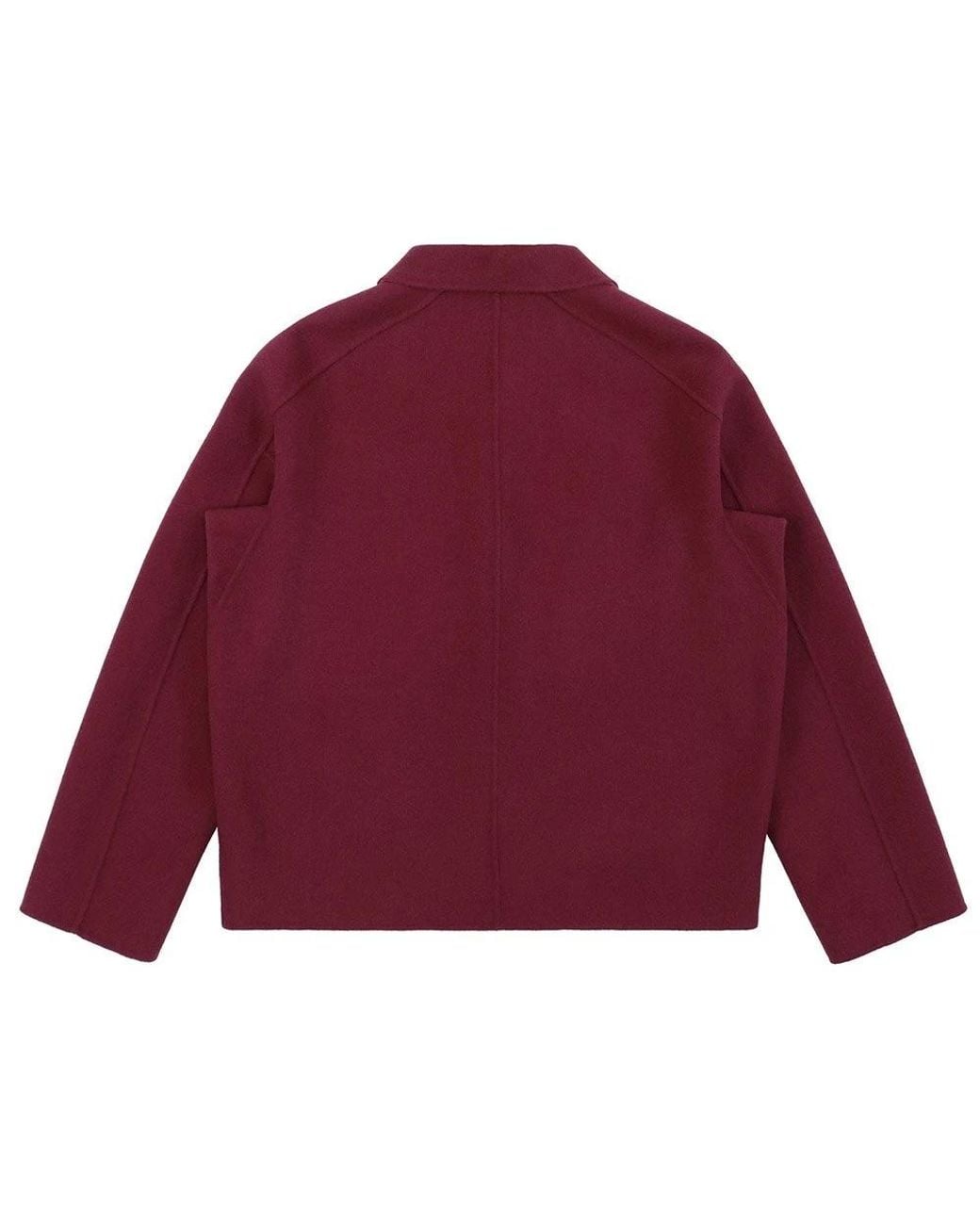 Weekend by Maxmara Red Long-Sleeved Short Style Casual Jacket