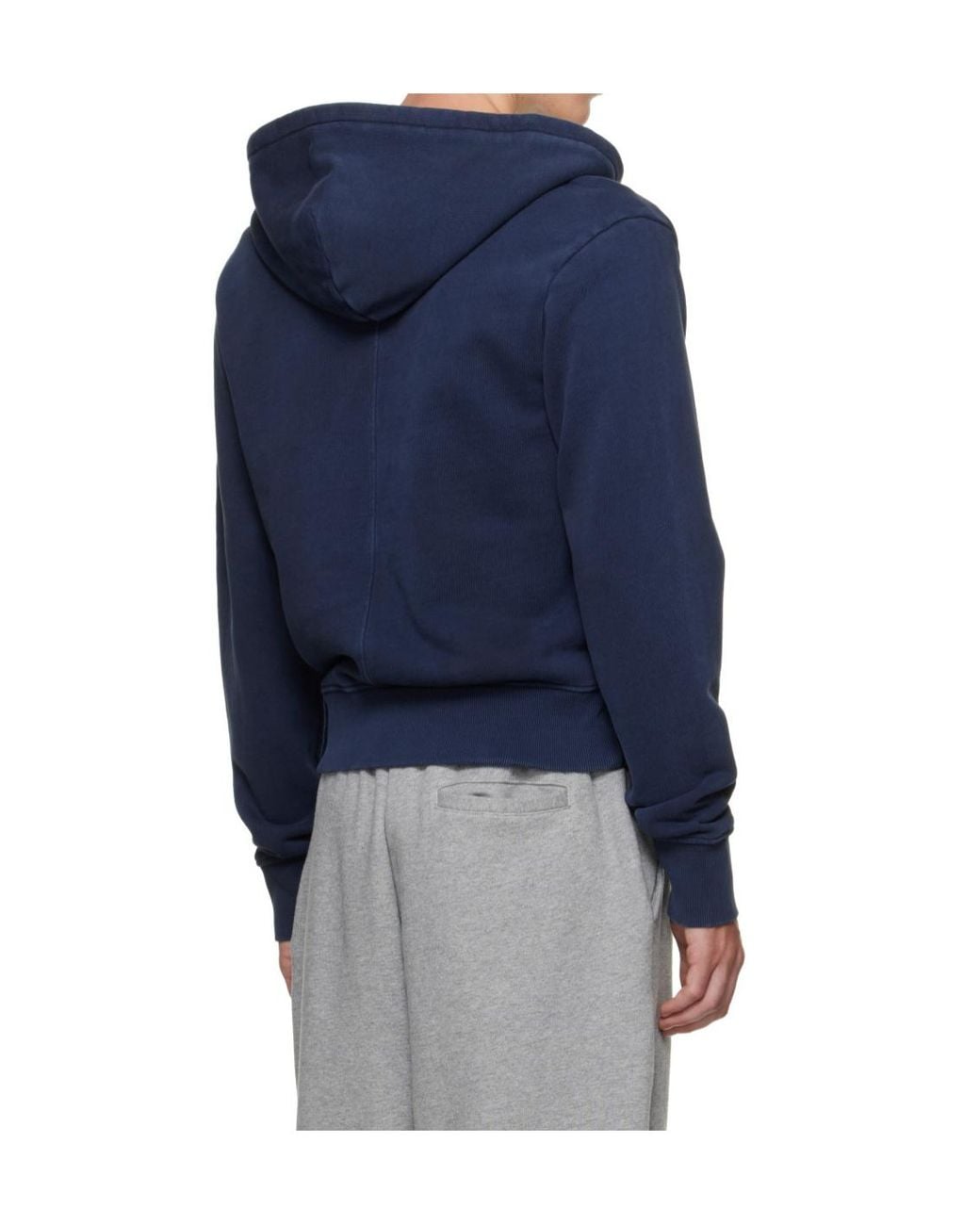 Entire studios Blue Zip-Up Hoodie for men