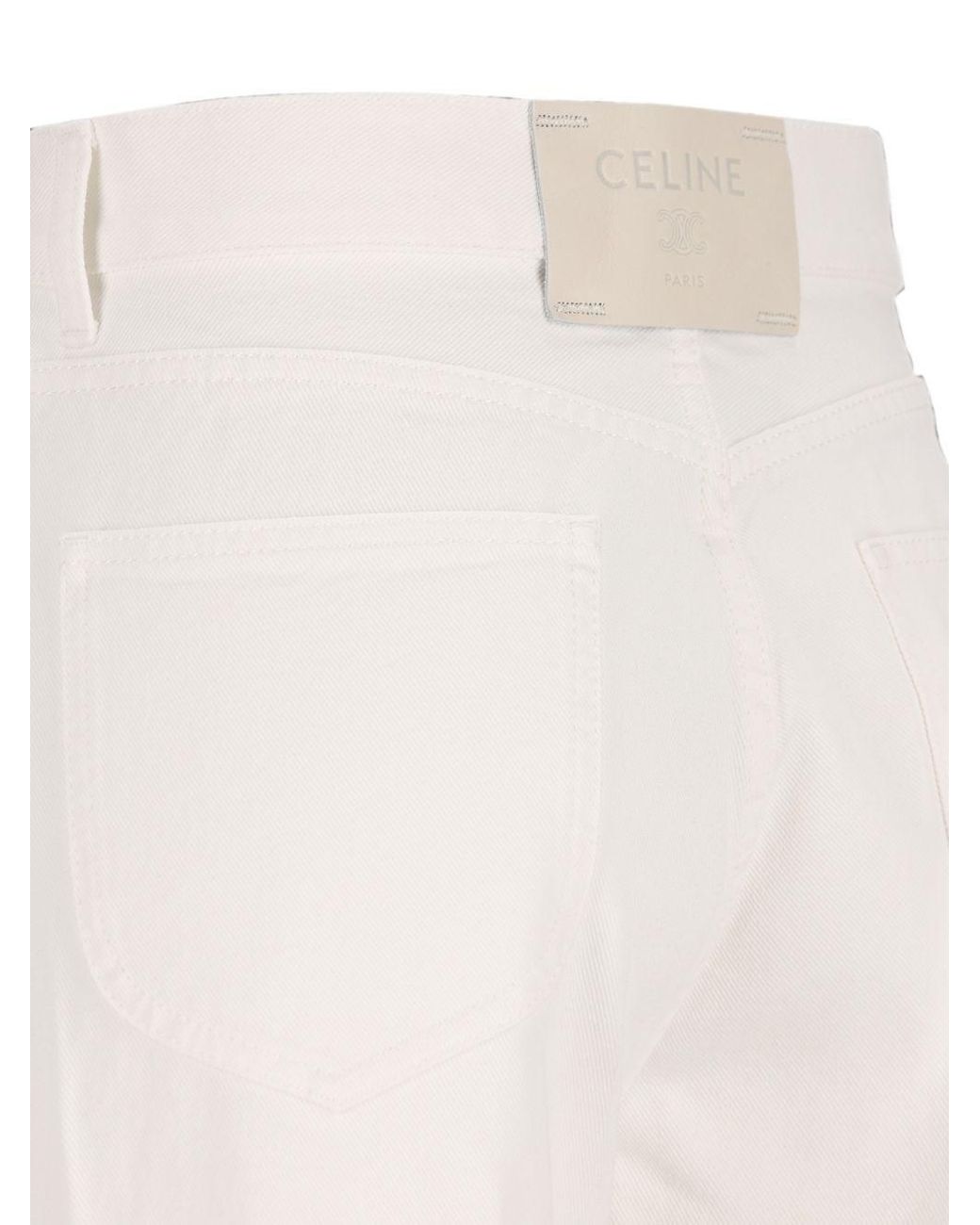 Céline White Boyfriend Jeans 002