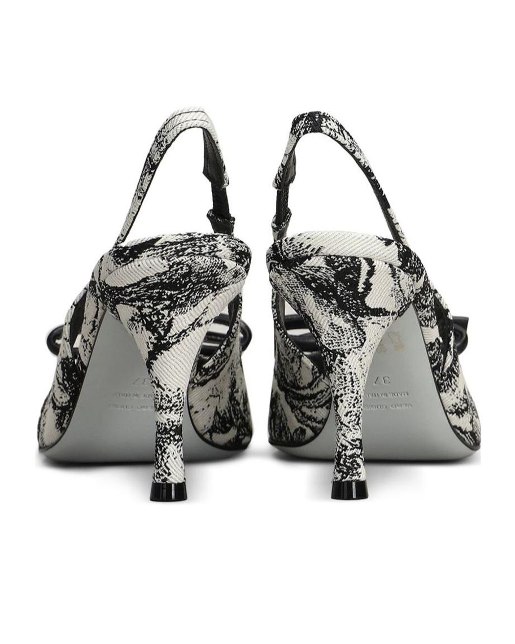 Roberto Festa Metallic High Heel Sandals