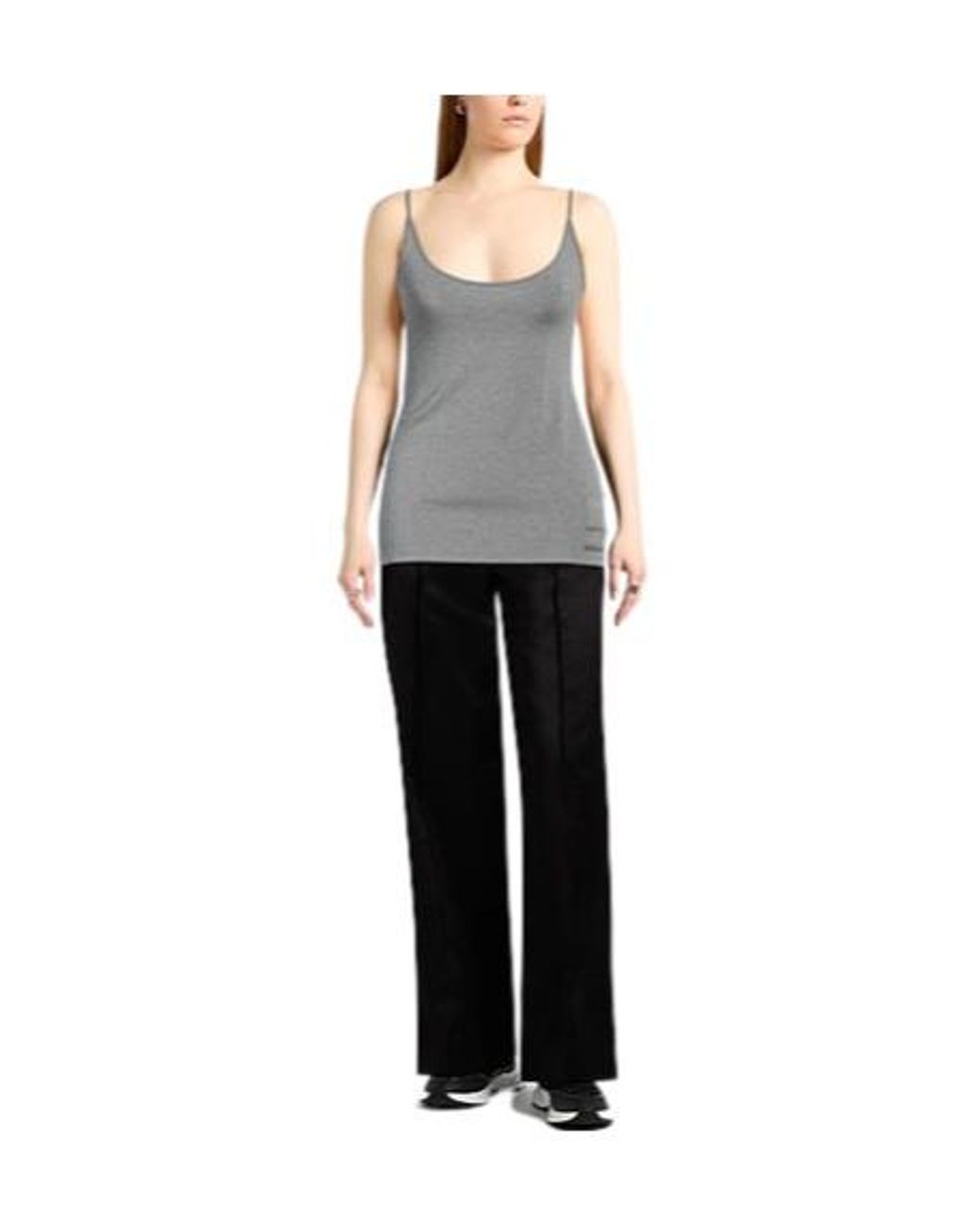 Burberry Gray Tank Top Viscose, Elastane