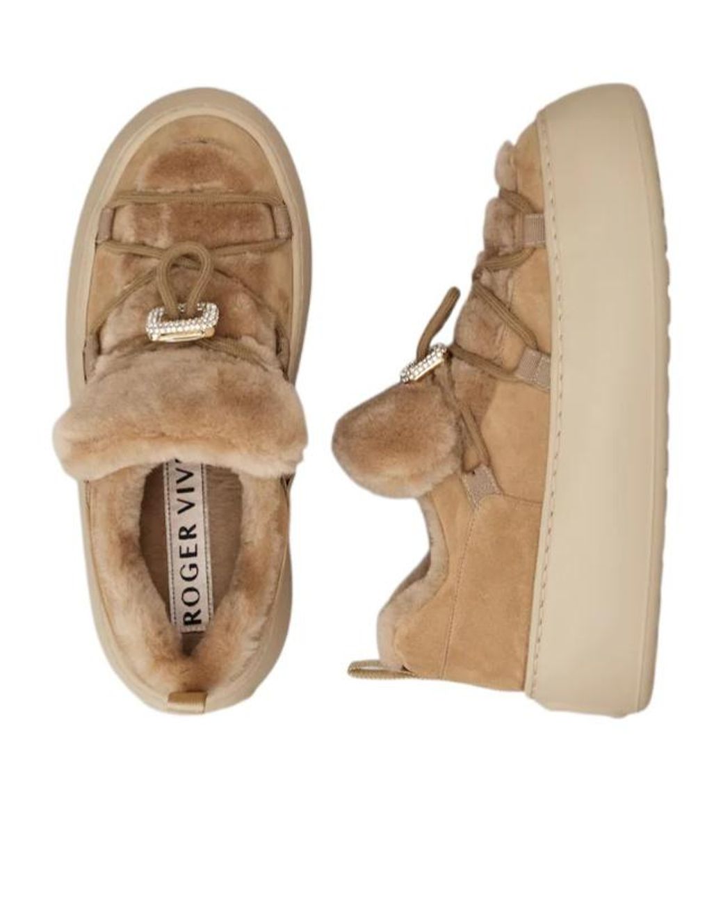 Roger Vivier Natural Viv' Up Sneakers