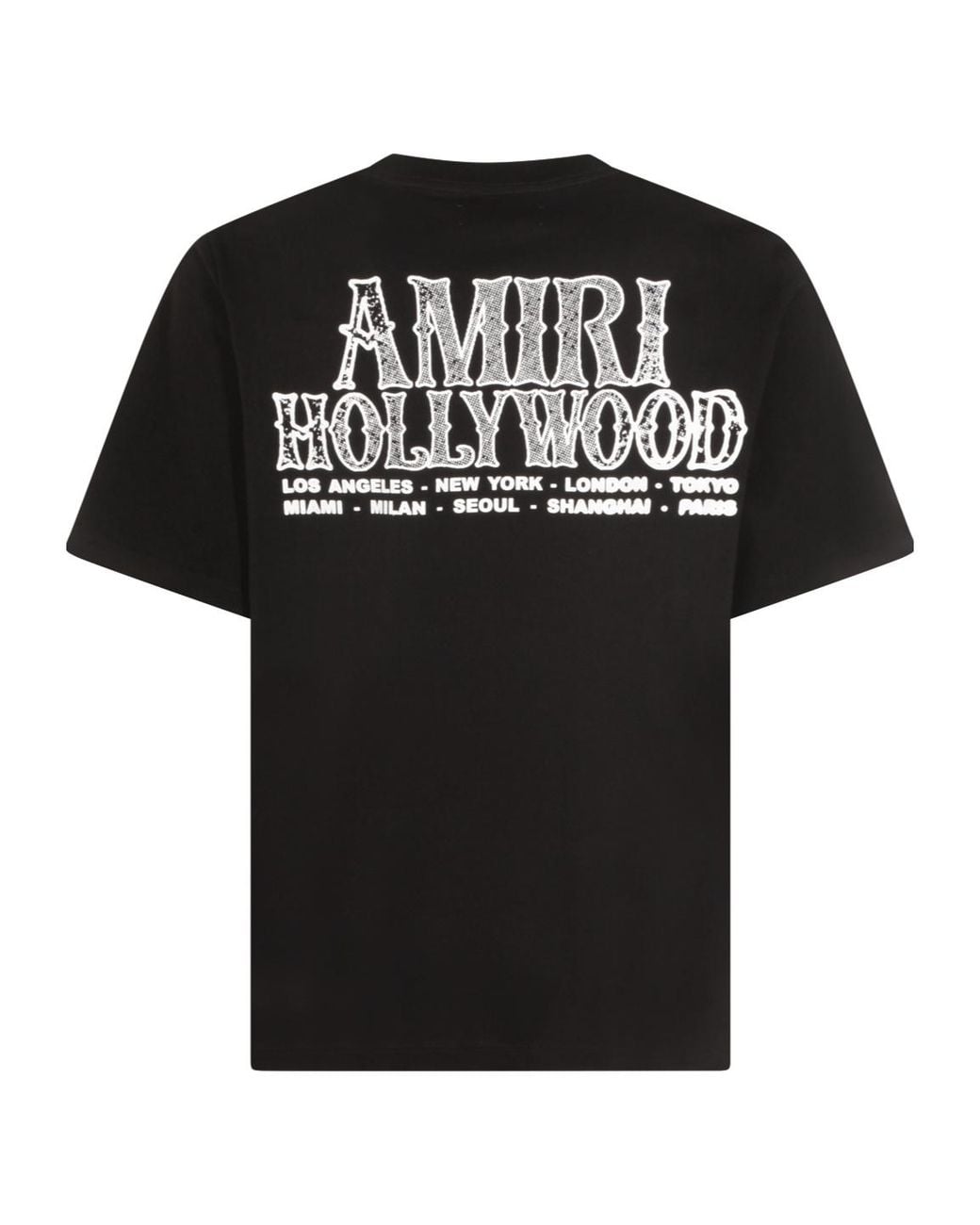 Amiri Black T-Shirt With Logo for men