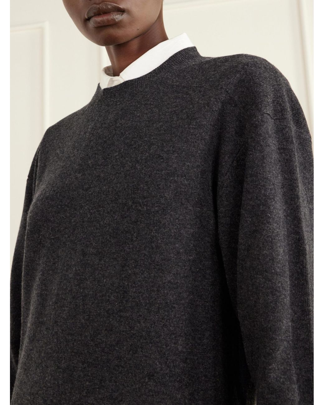 Allude Black Knitted Sweater