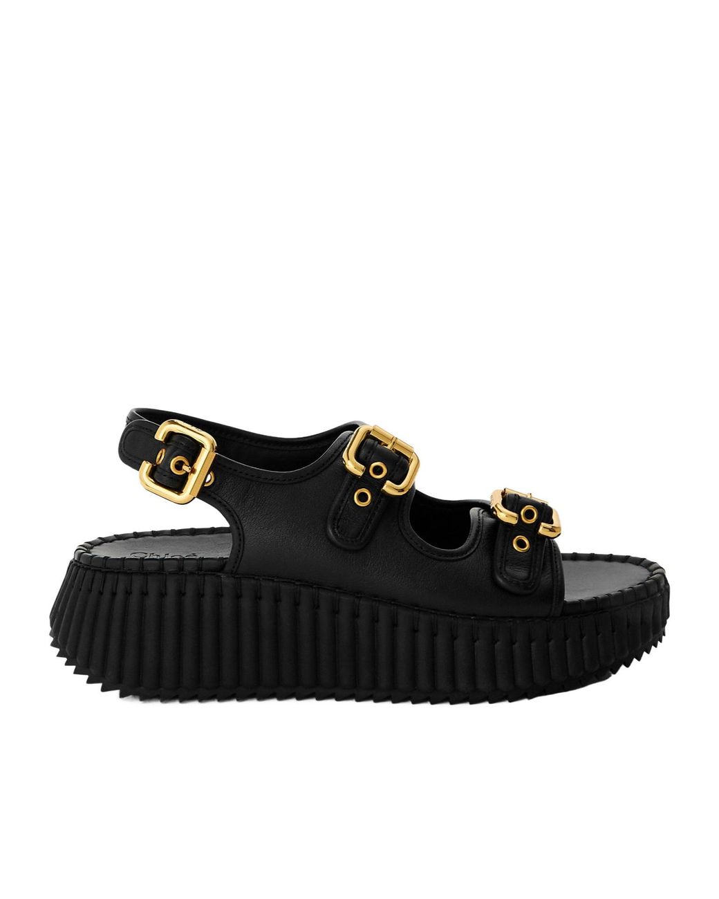 Chloé Black Nama Sandal Ld61