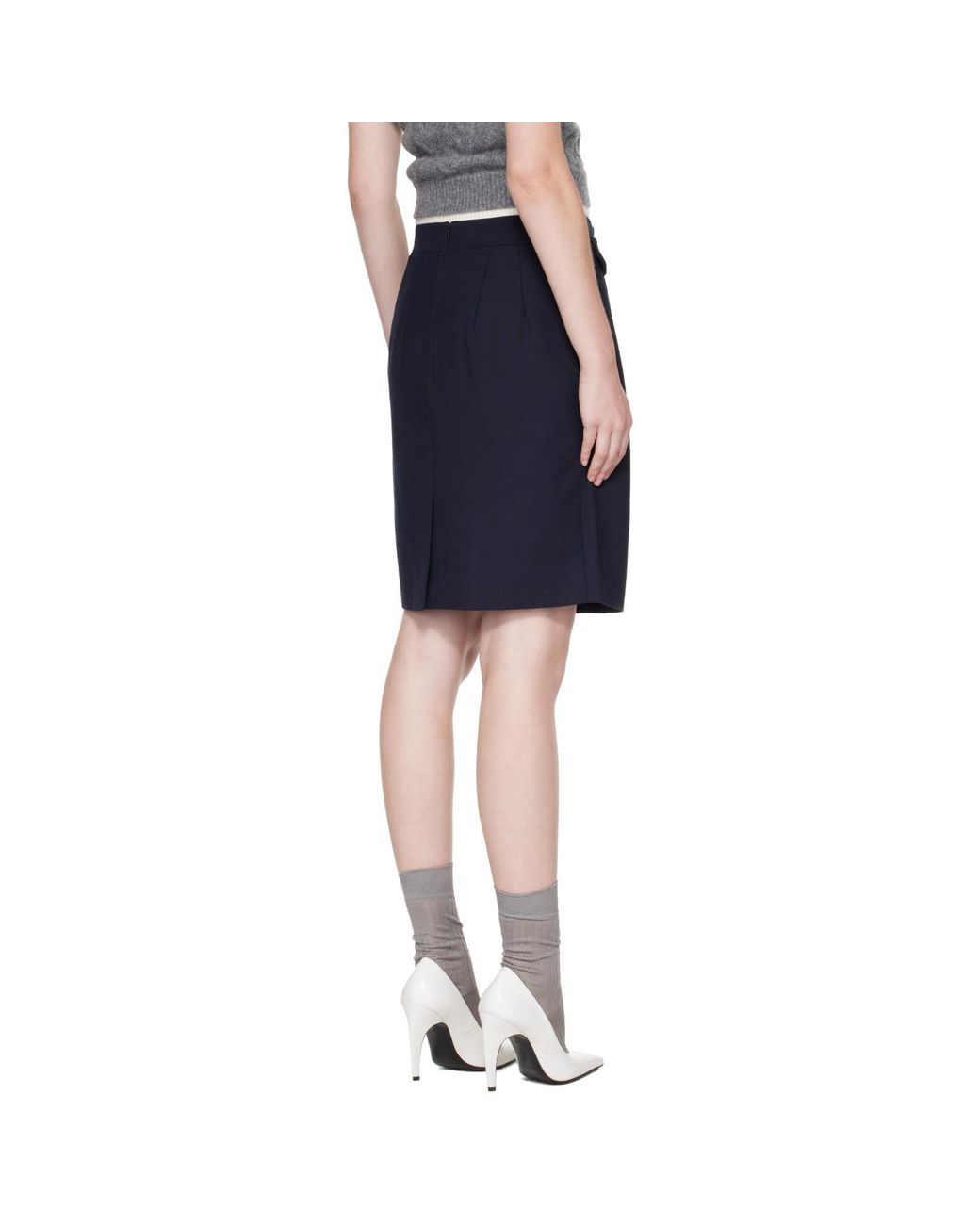ShuShu/Tong Blue Pleated Skirt