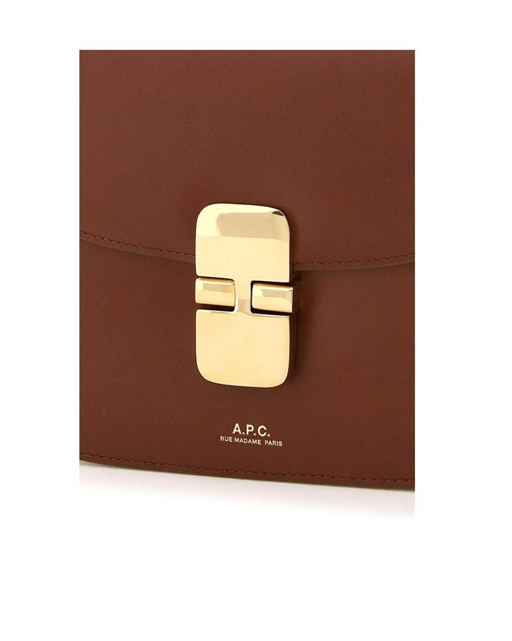 A.P.C. Brown Grace Mini Shoulder Bag