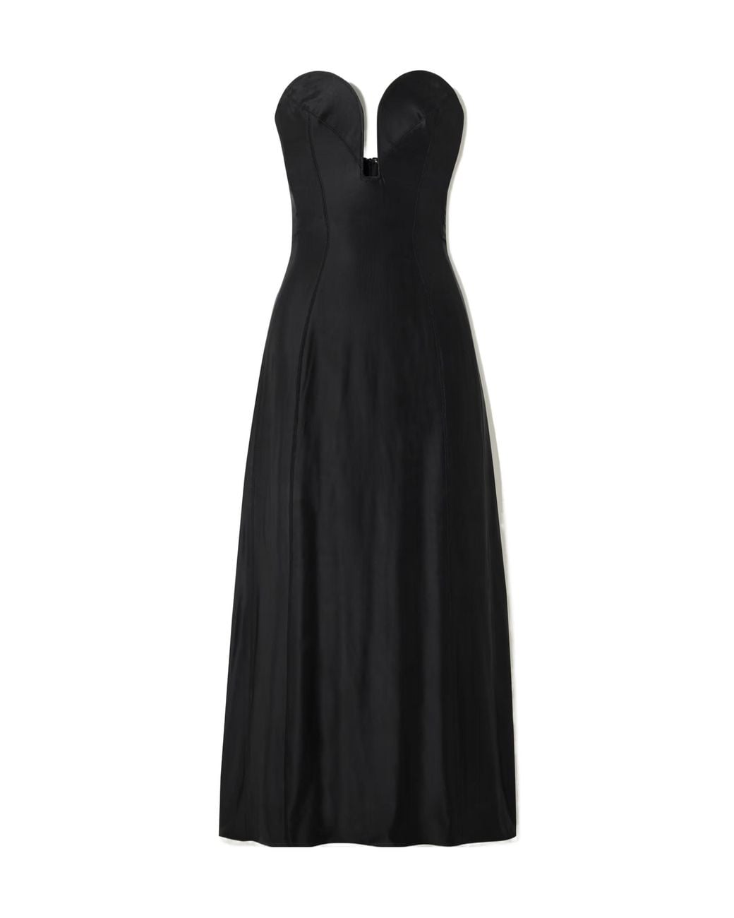 Rabanne Black Rabanne Strapless Cutout Maxi Dress