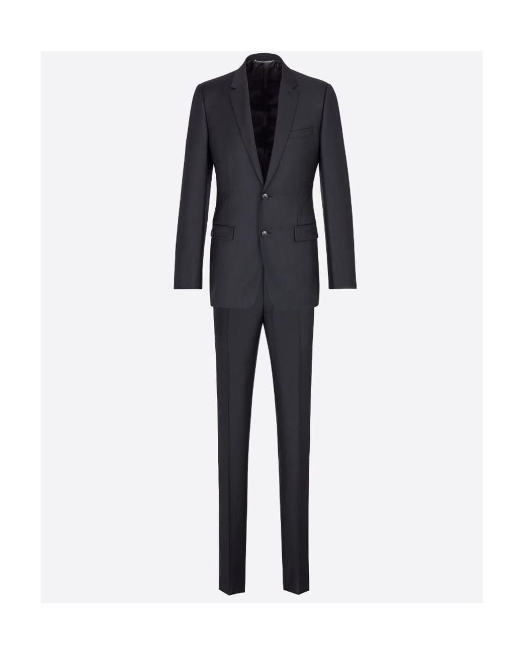 Dior Blue Classic Suit for men