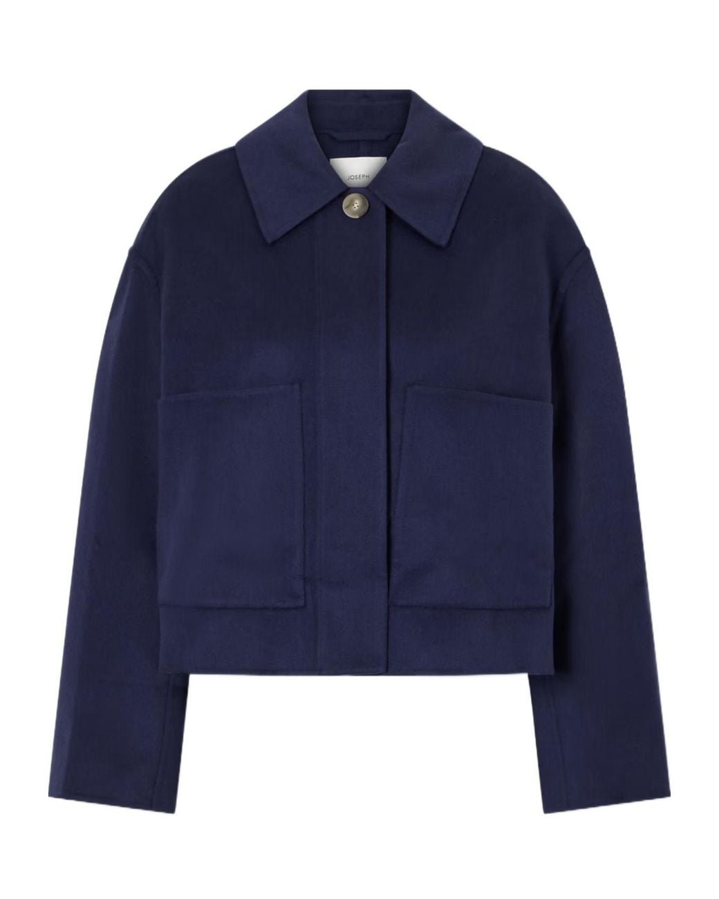 Joseph Blue Cropped Wool Blazer